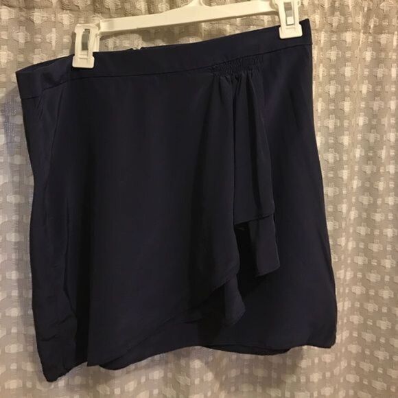 BCBG Navy Blue Mini Skirt​ - Picture 2 of 5